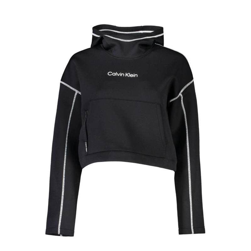 CALVIN KLEIN FELPA SENZA ZIP DONNA NERO CALVIN KLEIN FELPA SENZA ZIP DONNA NERO