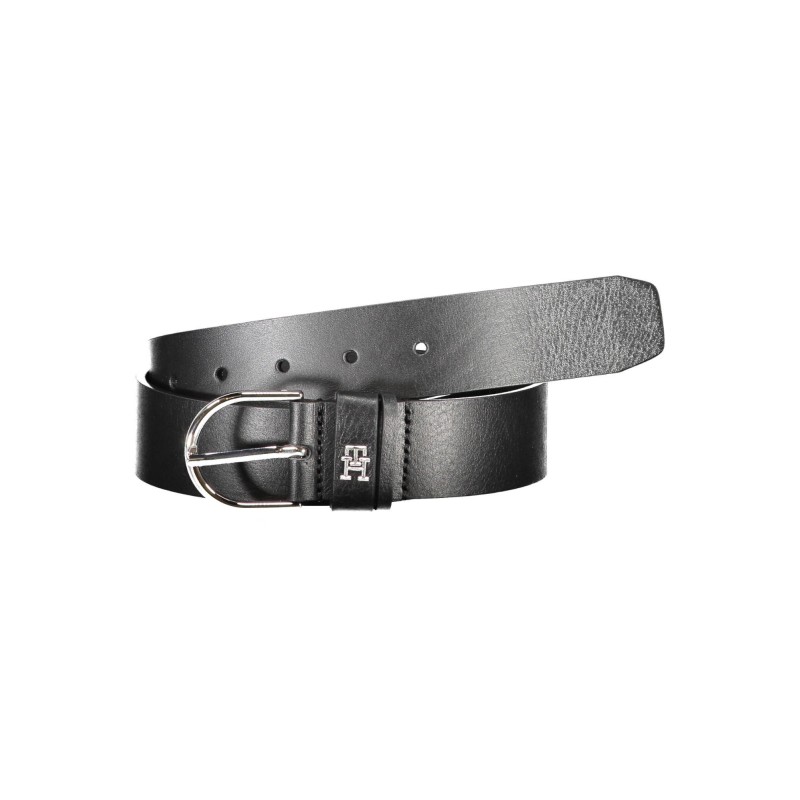 TOMMY HILFIGER CINTURA IN PELLE DONNA NERO TOMMY HILFIGER CINTURA IN PELLE DONNA NERO