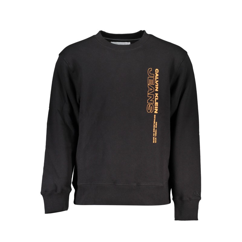 CALVIN KLEIN FELPA SENZA ZIP UOMO NERO CALVIN KLEIN FELPA SENZA ZIP UOMO NERO