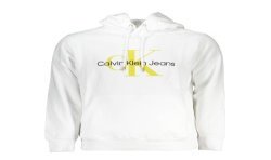 CALVIN KLEIN FELPA SENZA ZIP UOMO BIANCO