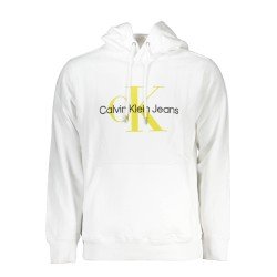 CALVIN KLEIN FELPA SENZA ZIP UOMO BIANCO
