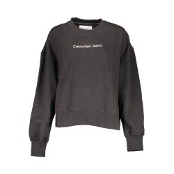 CALVIN KLEIN FELPA SENZA ZIP DONNA NERO