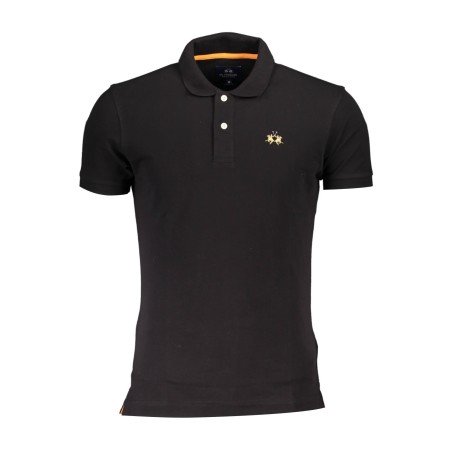 LA MARTINA POLO MANICHE CORTE UOMO NERO