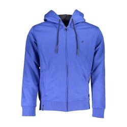 U.S. GRAND POLO FELPA CON ZIP UOMO BLU