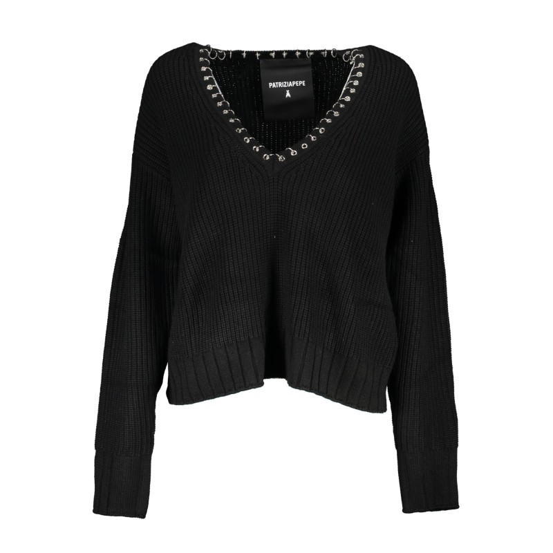 PATRIZIA PEPE MAGLIONE DONNA NERO PATRIZIA PEPE MAGLIONE DONNA NERO