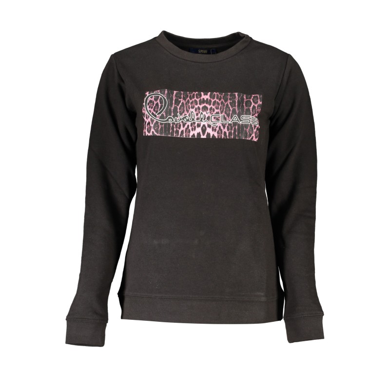 CAVALLI CLASS FELPA SENZA ZIP DONNA NERO CAVALLI CLASS FELPA SENZA ZIP DONNA NERO