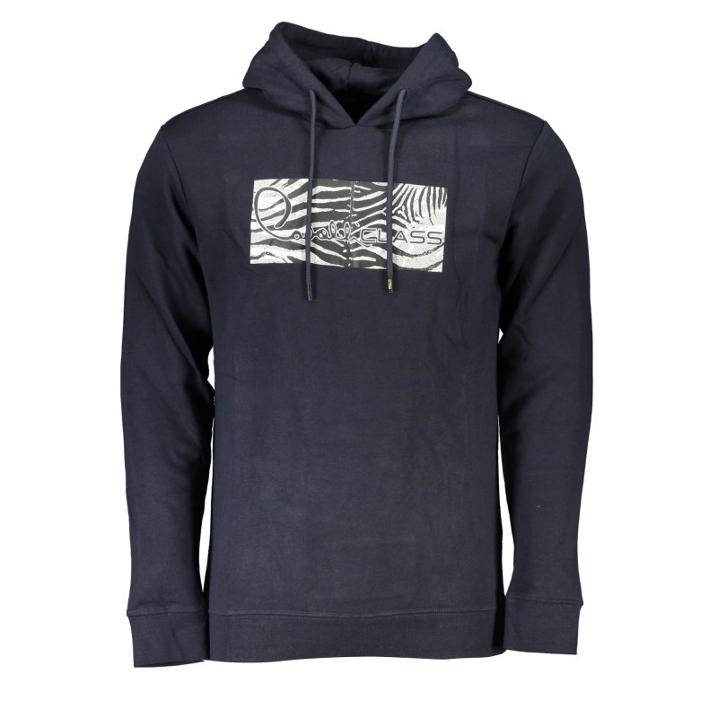 CAVALLI CLASS FELPA SENZA ZIP UOMO BLU CAVALLI CLASS FELPA SENZA ZIP UOMO BLU