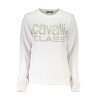 CAVALLI CLASS FELPA SENZA ZIP DONNA BIANCO
