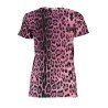 CAVALLI CLASS T-SHIRT MANICHE CORTE DONNA ROSA