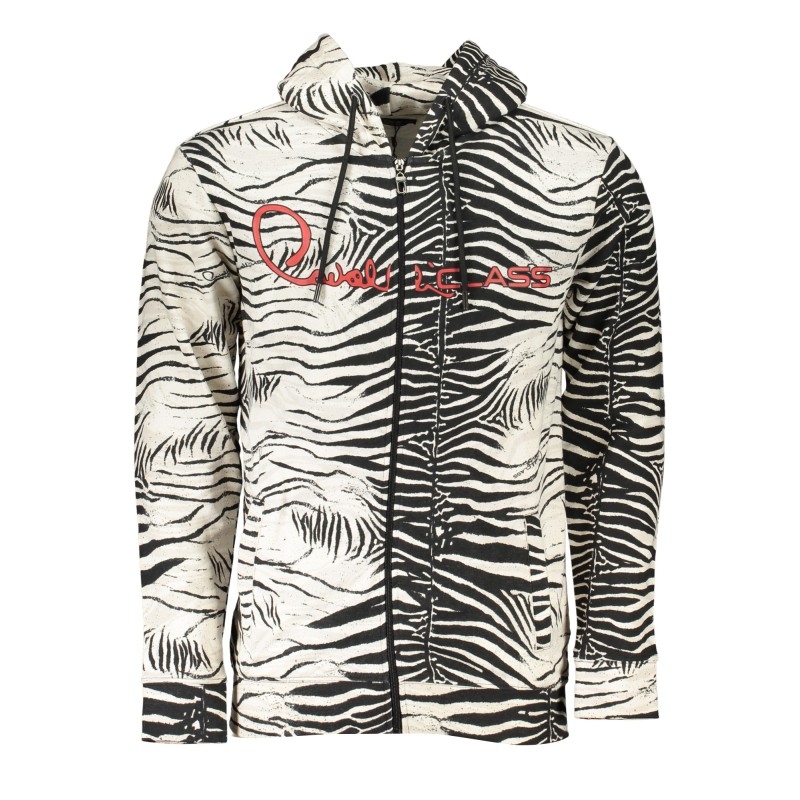 CAVALLI CLASS FELPA CON ZIP UOMO BIANCO CAVALLI CLASS FELPA CON ZIP UOMO BIANCO