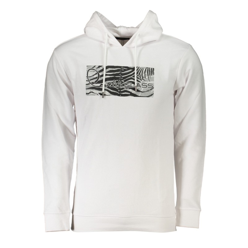 CAVALLI CLASS FELPA SENZA ZIP UOMO BIANCO CAVALLI CLASS FELPA SENZA ZIP UOMO BIANCO