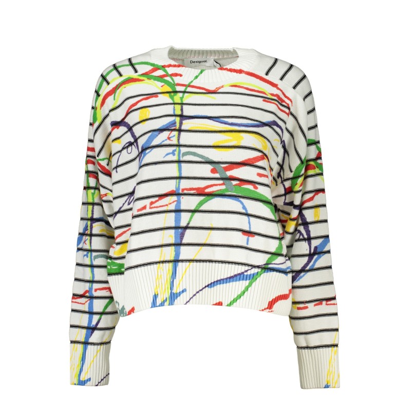 DESIGUAL MAGLIA DONNA BIANCO DESIGUAL MAGLIA DONNA BIANCO