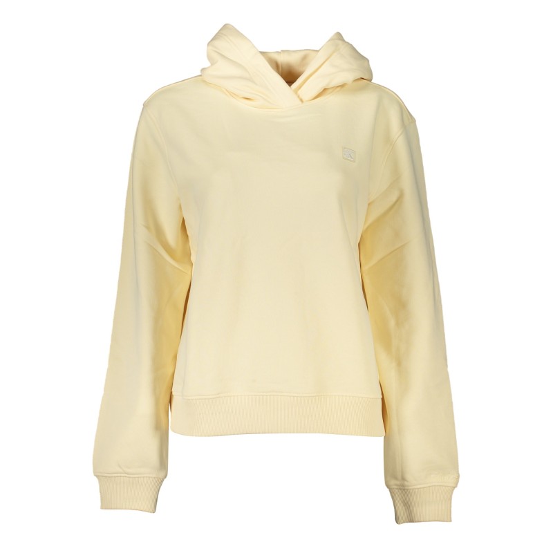 CALVIN KLEIN FELPA SENZA ZIP DONNA BEIGE CALVIN KLEIN FELPA SENZA ZIP DONNA BEIGE