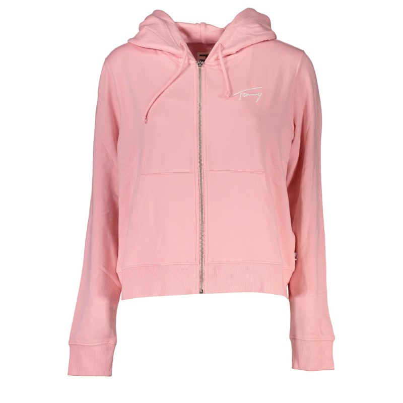 TOMMY HILFIGER FELPA CON ZIP DONNA ROSA TOMMY HILFIGER FELPA CON ZIP DONNA ROSA