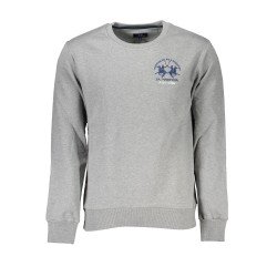 LA MARTINA FELPA SENZA ZIP UOMO GRIGIO