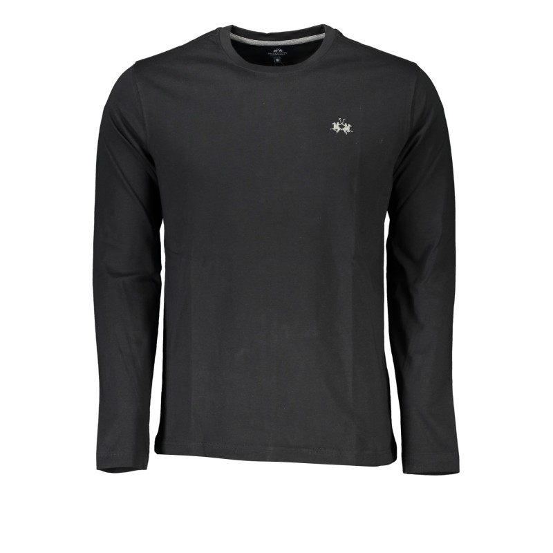 LA MARTINA T-SHIRT MANICHE LUNGHE UOMO NERO LA MARTINA T-SHIRT MANICHE LUNGHE UOMO NERO