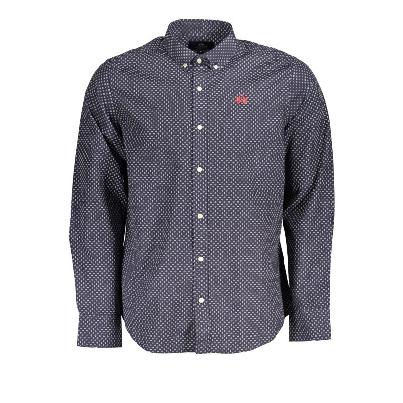 LA MARTINA CAMICIA MANICHE LUNGHE UOMO BLU LA MARTINA CAMICIA MANICHE LUNGHE UOMO BLU