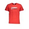 TOMMY HILFIGER T-SHIRT MANICHE CORTE UOMO ROSSO
