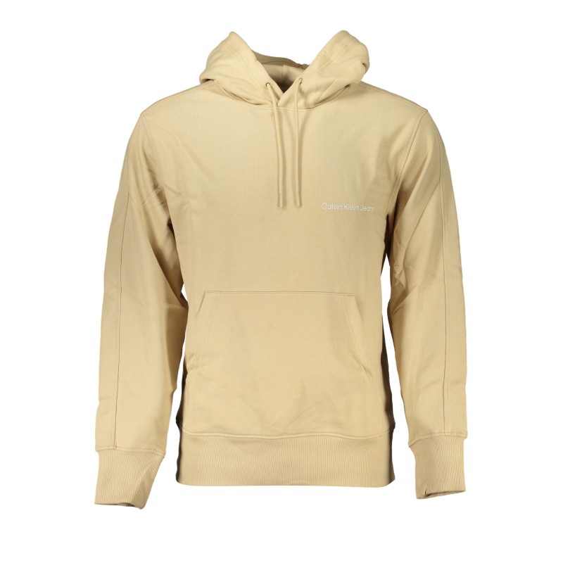 CALVIN KLEIN FELPA SENZA ZIP UOMO BEIGE CALVIN KLEIN FELPA SENZA ZIP UOMO BEIGE