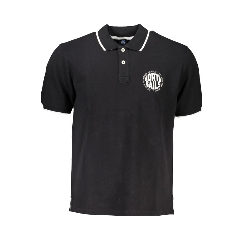 NORTH SAILS POLO MANICHE CORTE UOMO NERO NORTH SAILS POLO MANICHE CORTE UOMO NERO
