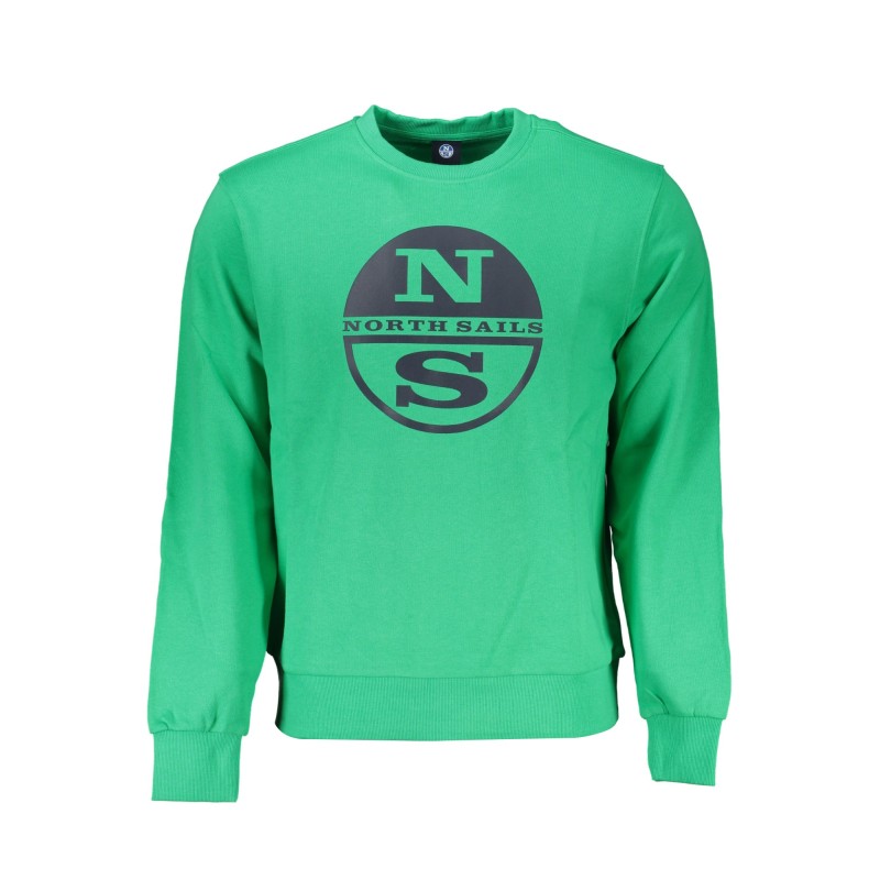 NORTH SAILS FELPA SENZA ZIP UOMO VERDE NORTH SAILS FELPA SENZA ZIP UOMO VERDE