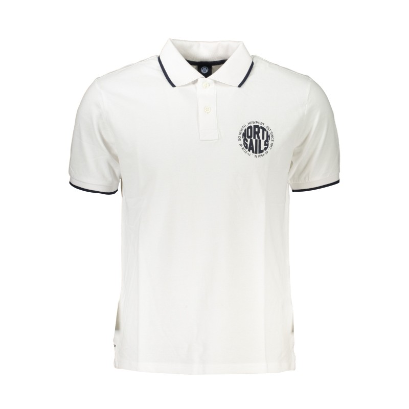 NORTH SAILS POLO MANICHE CORTE UOMO BIANCO NORTH SAILS POLO MANICHE CORTE UOMO BIANCO