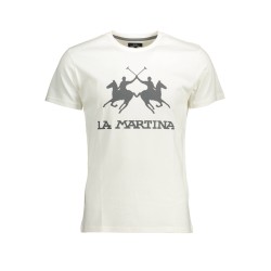 LA MARTINA T-SHIRT MANICHE CORTE UOMO BIANCO