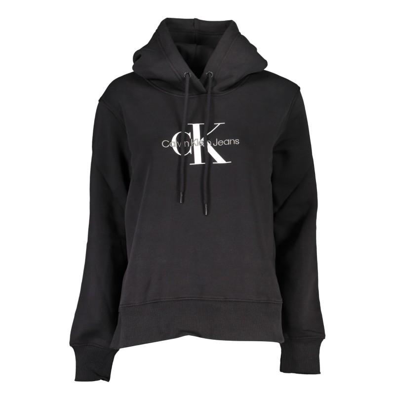 CALVIN KLEIN FELPA SENZA ZIP DONNA NERO CALVIN KLEIN FELPA SENZA ZIP DONNA NERO