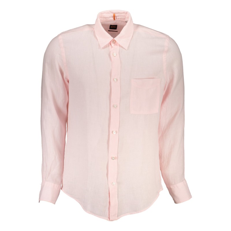 HUGO BOSS CAMICIA MANICHE LUNGHE UOMO ROSA HUGO BOSS CAMICIA MANICHE LUNGHE UOMO ROSA