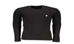 GUESS JEANS T-SHIRT MANICHE LUNGHE UOMO NERO