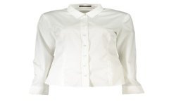 GUESS JEANS CAMICIA MANICHE LUNGHE DONNA BIANCO