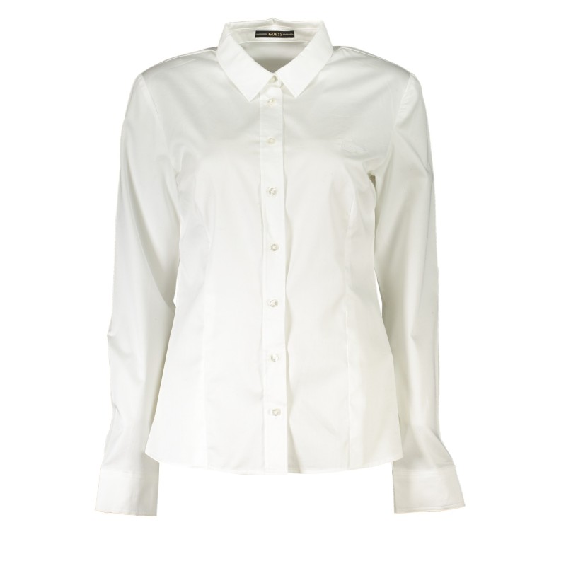 GUESS JEANS CAMICIA MANICHE LUNGHE DONNA BIANCO GUESS JEANS CAMICIA MANICHE LUNGHE DONNA BIANCO