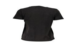 DESIGUAL T-SHIRT MANICHE CORTE DONNA NERO
