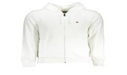 NAPAPIJRI FELPA CON ZIP UOMO BIANCO