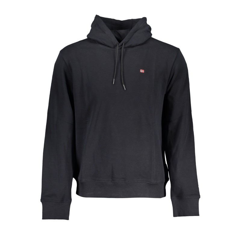NAPAPIJRI FELPA CON ZIP UOMO NERO NAPAPIJRI FELPA CON ZIP UOMO NERO