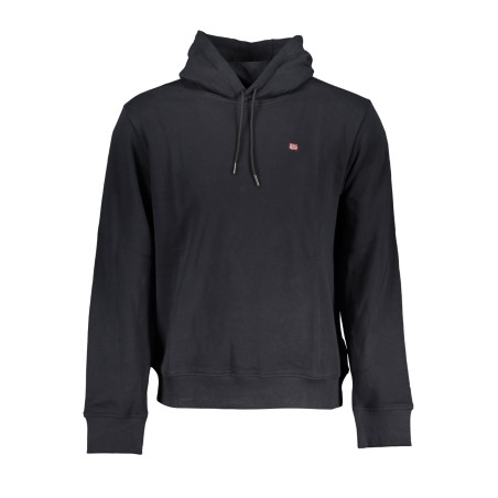 NAPAPIJRI FELPA CON ZIP UOMO NERO