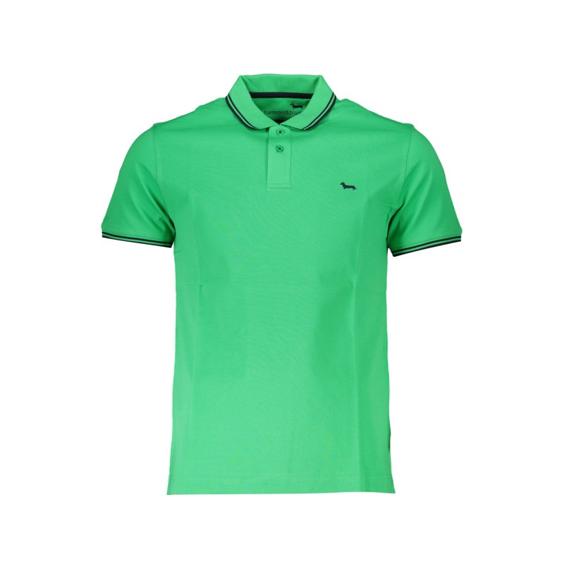 HARMONT & BLAINE POLO MANICHE CORTE UOMO VERDE HARMONT & BLAINE POLO MANICHE CORTE UOMO VERDE