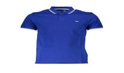 HARMONT & BLAINE POLO MANICHE CORTE UOMO BLU