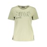 GUESS JEANS T-SHIRT MANICHE CORTE DONNA VERDE