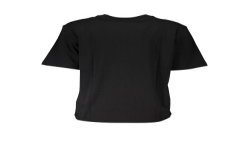 PATRIZIA PEPE T-SHIRT MANICHE CORTE DONNA NERO
