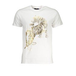 CAVALLI CLASS T-SHIRT MANICHE CORTE UOMO BIANCO