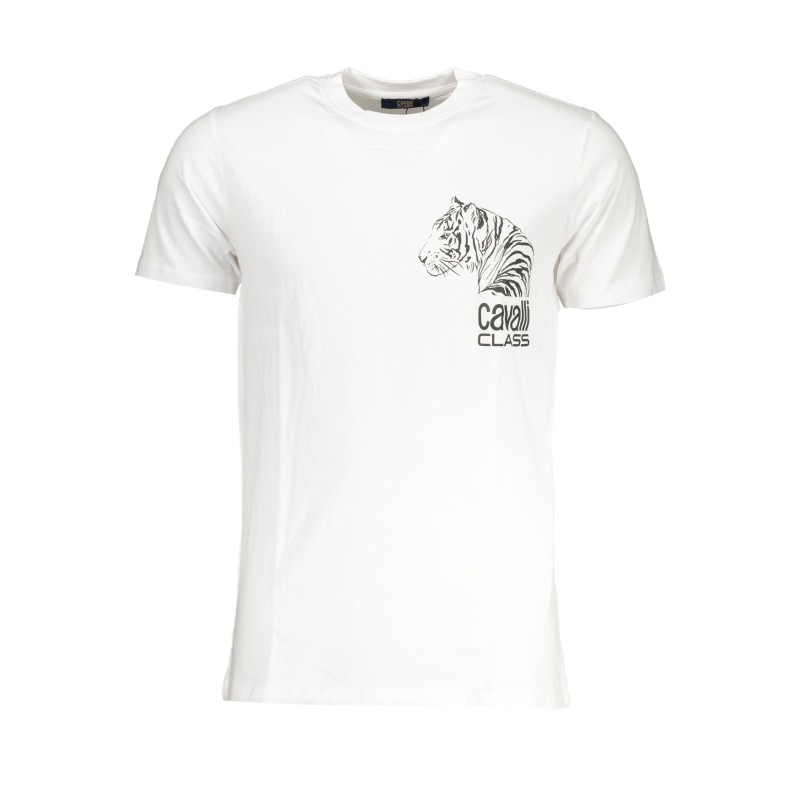 CAVALLI CLASS T-SHIRT MANICHE CORTE UOMO BIANCO CAVALLI CLASS T-SHIRT MANICHE CORTE UOMO BIANCO