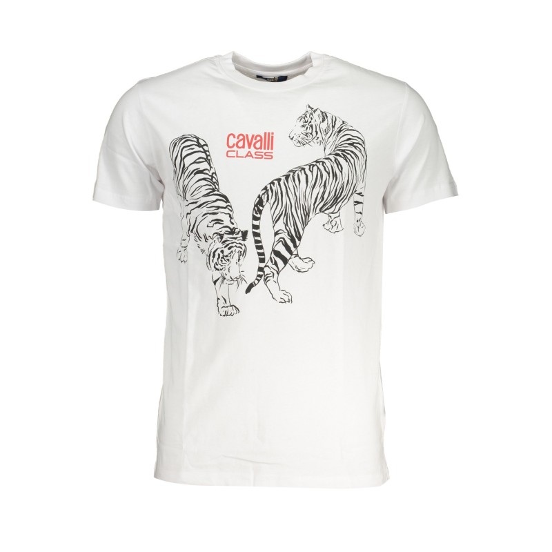CAVALLI CLASS T-SHIRT MANICHE CORTE UOMO BIANCO CAVALLI CLASS T-SHIRT MANICHE CORTE UOMO BIANCO