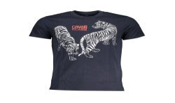 CAVALLI CLASS T-SHIRT MANICHE CORTE UOMO BLU
