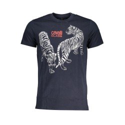 CAVALLI CLASS T-SHIRT MANICHE CORTE UOMO BLU