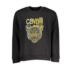 CAVALLI CLASS FELPA SENZA ZIP DONNA NERO