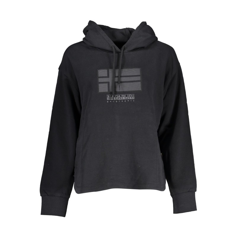 NAPAPIJRI FELPA SENZA ZIP DONNA NERO NAPAPIJRI FELPA SENZA ZIP DONNA NERO