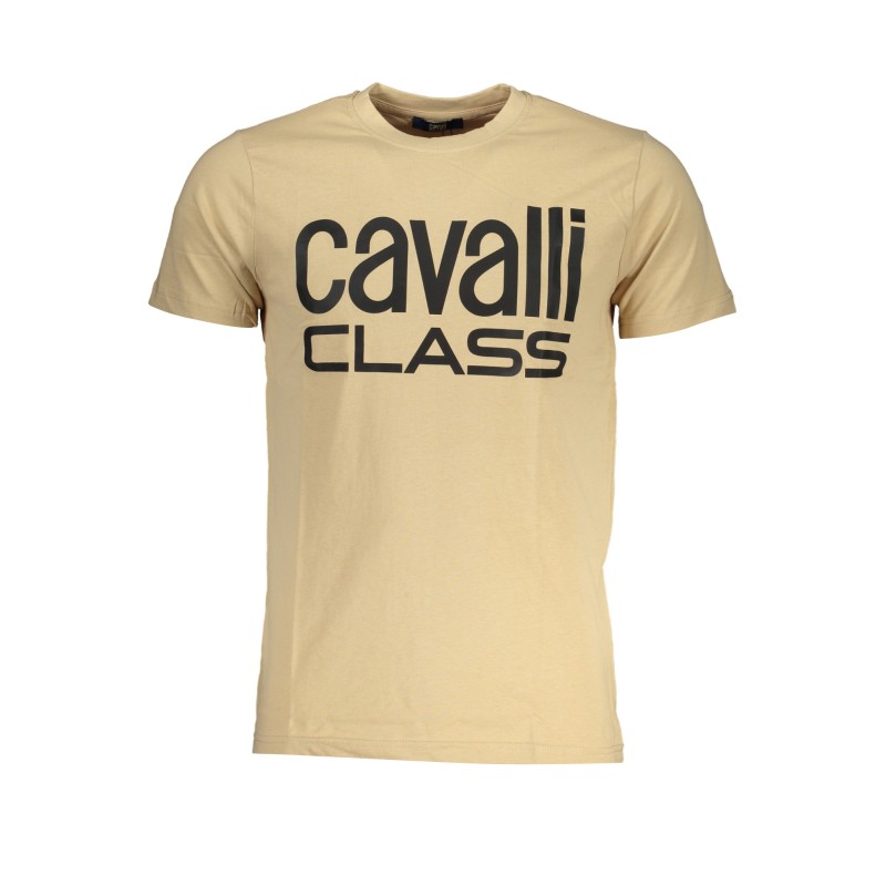 CAVALLI CLASS T-SHIRT MANICHE CORTE UOMO BEIGE