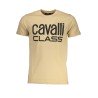 CAVALLI CLASS T-SHIRT MANICHE CORTE UOMO BEIGE
