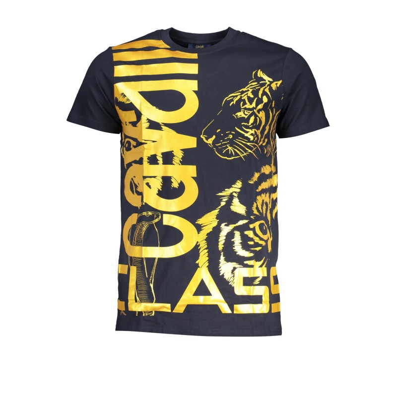 CAVALLI CLASS T-SHIRT MANICHE CORTE UOMO BLU CAVALLI CLASS T-SHIRT MANICHE CORTE UOMO BLU